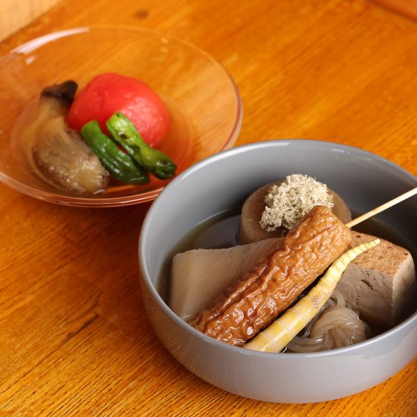 【本店招牌經典◎】【熱關東煮/冷關東煮】湯頭鮮美，滋味十足！ 150日圓（含稅）～