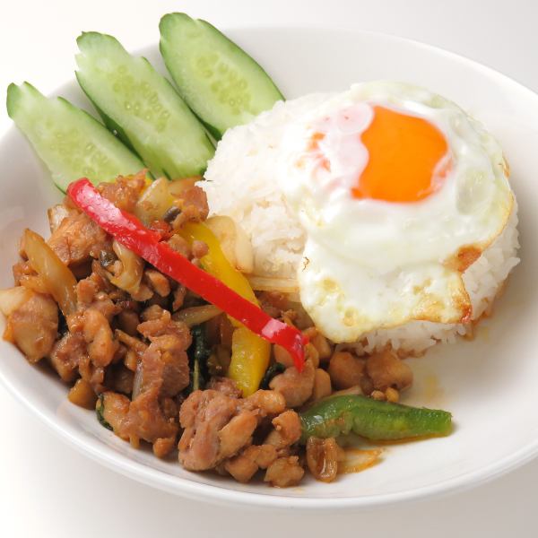 [Our popular menu] Gapao Rice 840 yen (excluding tax)
