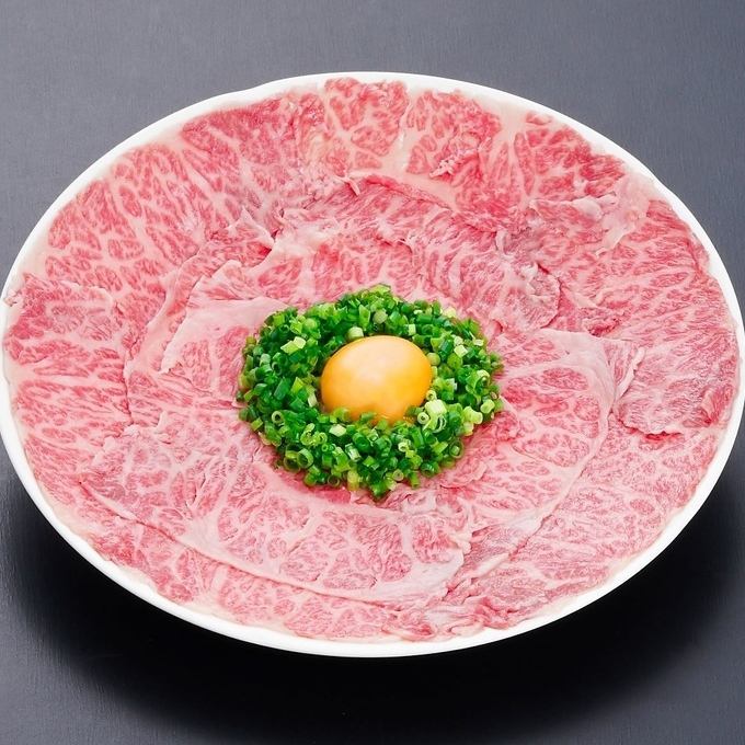 享受使用優質肉製成的烤肉◎