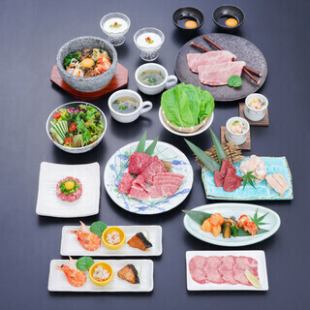 【千賀コース】選べるサーロインorヒレ×海鮮×肉三昧！贅沢焼肉 全12品充実プラン6,800円(税込)