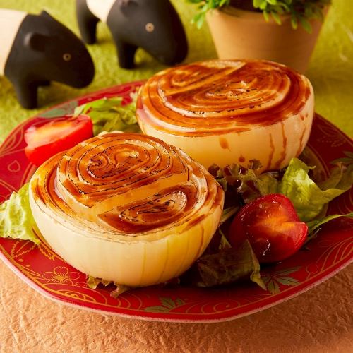 Oven-baked onions