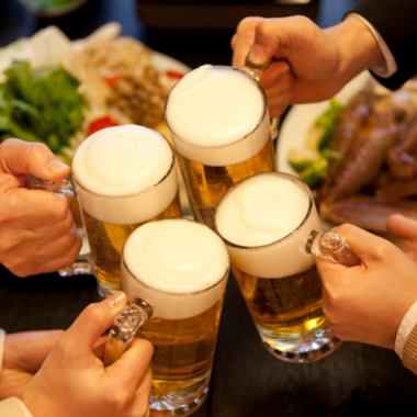 【ご好評につき期間延長】生付き2時間飲み放題が2000円⇒999円!!新宿・新宿三丁目での飲み会に♪