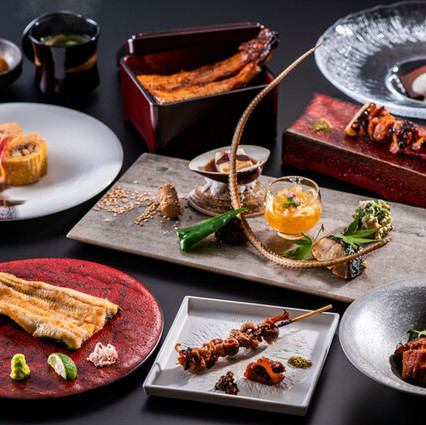 【国内産うなぎを厳選】ご接待やお祝い事などに。旬の食材を心ゆくまで愉む『-うなぎ会席-』全8品6800円