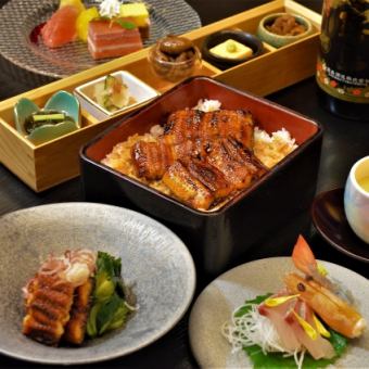 【장어 해운망신년회 플랜】전채 5종이나 우나중(반미), 우자쿠 등 전 8품과 음방부(병맥주 OK)