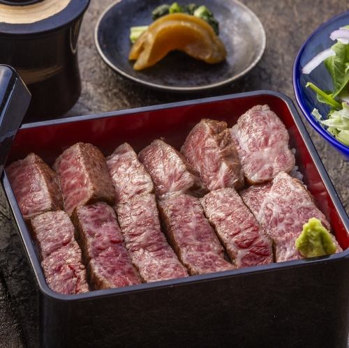 Miyazaki beef steak rice bowl