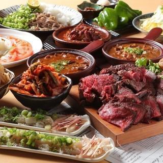 最高級肉料理◎【ミートコース】和牛や三元豚に当店自慢の逸品！全12品＋3h飲放付6980円⇒5980円
