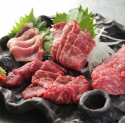 馬刺し5点盛り