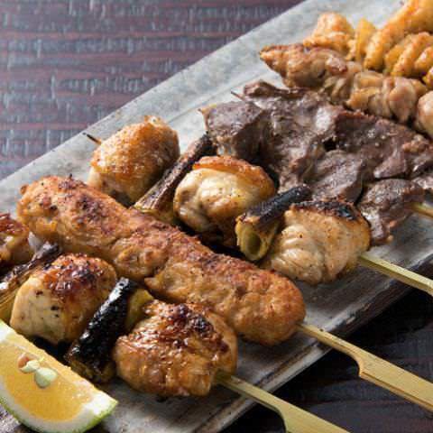 【お得】朝引き地鶏の焼き鳥と逸品食べ放題がなんと2980円(税込)