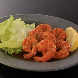 Spicy garlic shrimp