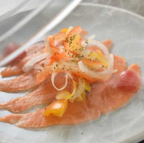 Smoked Salmon Carpaccio