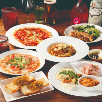 【90分飲み放題付きコース】自慢のにんにく料理などを存分に堪能できる全7品コース5,500円(税込)