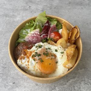 自家製ハンバーグボックス(ロコモコ風)