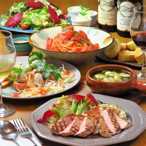 全9道菜！享用神奈川县的新鲜蔬菜和北海道的神威猪肉的满足计划