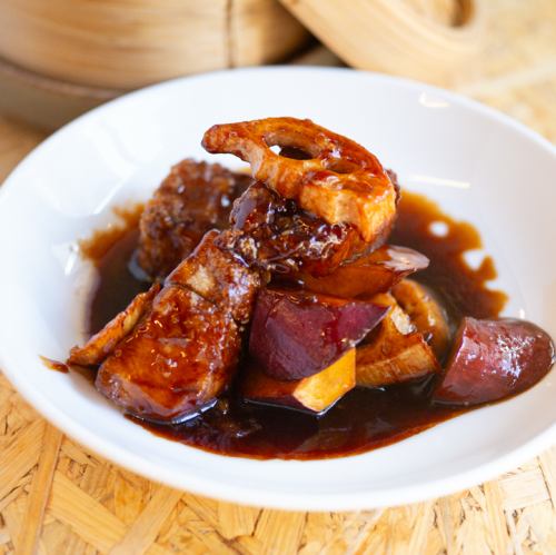 黒酢でまろやか酢豚