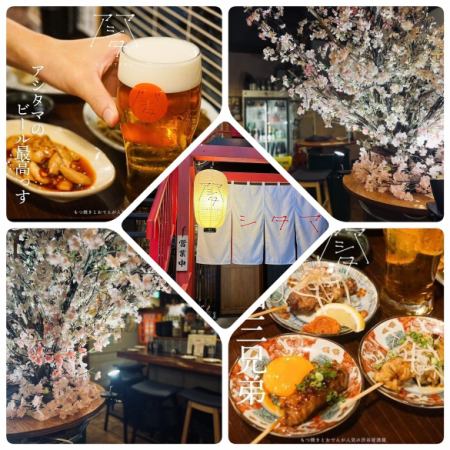 [2 hours all-you-can-drink with draft beer] Assortment of 10 pieces of our proud Motsuyaki♪