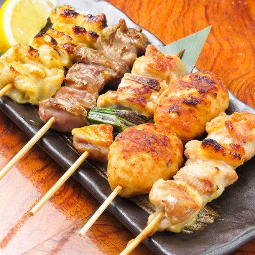 Five skewers