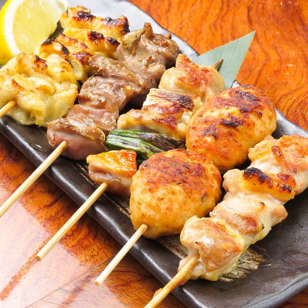 Five skewers