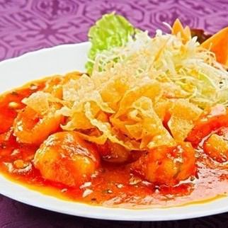 <店長おすすめ>満足・満腹コース【安記の宴】蟹肉フカヒレ/麻婆豆腐/海老チリ全9品3980円(税込)