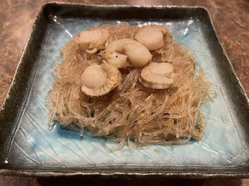 Stir-fried vermicelli with scallops