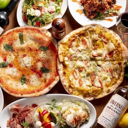 【150分飲み放題付】生ハム×肉×チーズコース　4000円(税込)