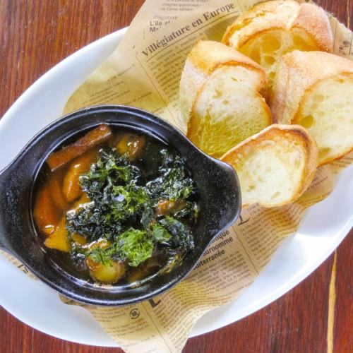 ほくほく山芋とベビー帆立の和ヒージョ