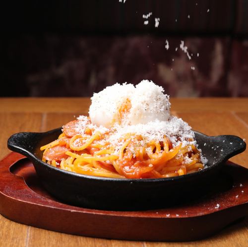 鉄板雪山ナポリタン