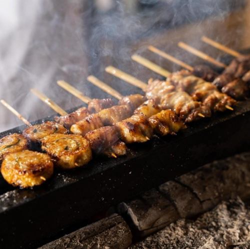 人気の焼き鳥食べ放題！