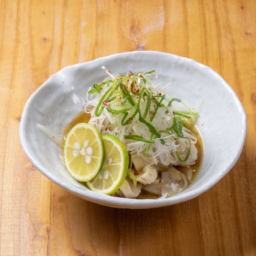 Boiled Tripe with Ponzu Sauce