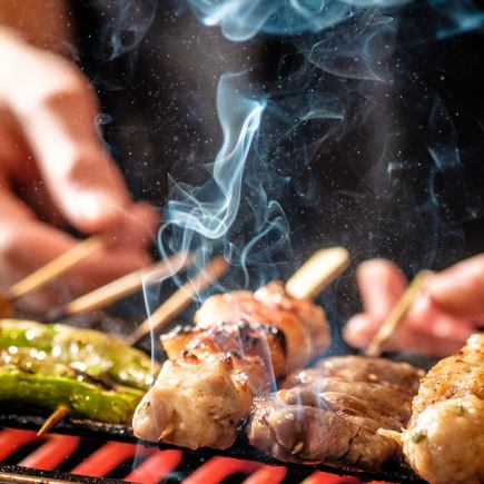 Opening limited time only [3 hours all-you-can-drink included] All-you-can-eat and drink with over 100 charcoal grilled yakitori dishes [4200 yen → 2980 yen]