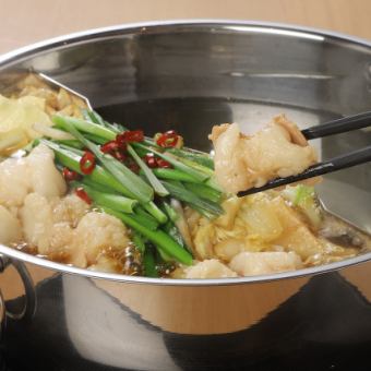 ■■ランチ■■もつ鍋+牛しゃぶコース【60分食べ放題】