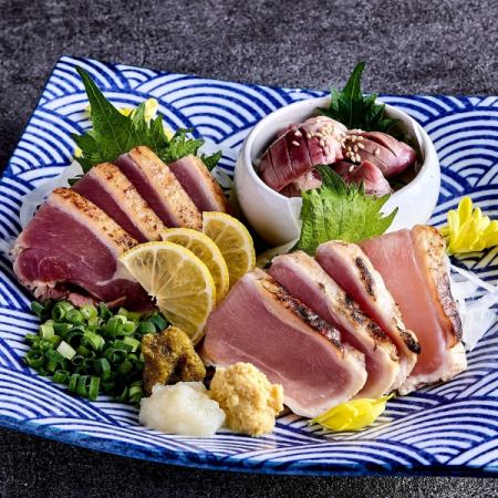 鶏刺し3種盛り合わせ
