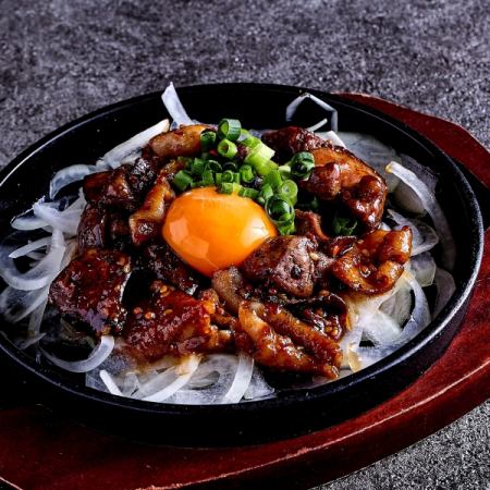 比内地鶏のホルモン焼き