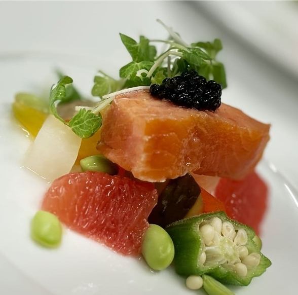 【平日限定ランチ】人気のエリゼコース3900円(税込)旬の鎌倉野菜をふんだんに使用したコース