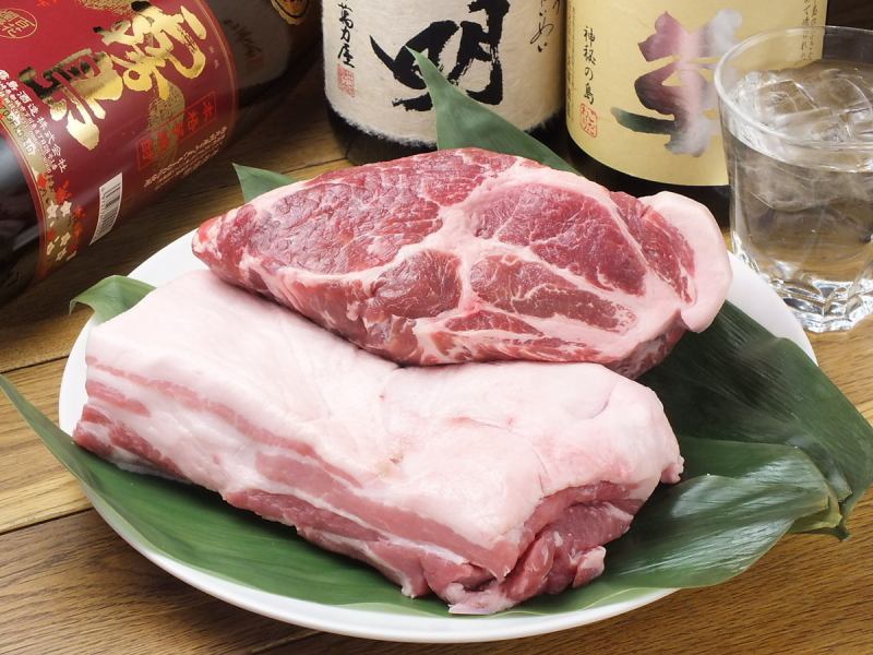 ◆Shochu steamed Hiramaki Sangenton pork◆