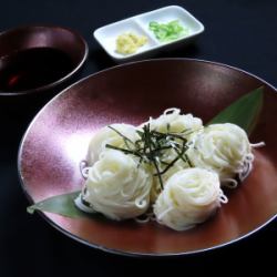 長野県産力士の冷麦