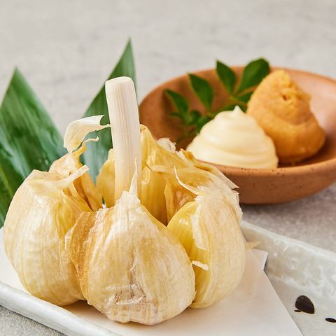 Deep fried garlic from Aomori