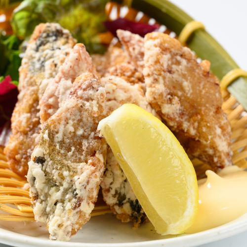 Deep-fried mackerel