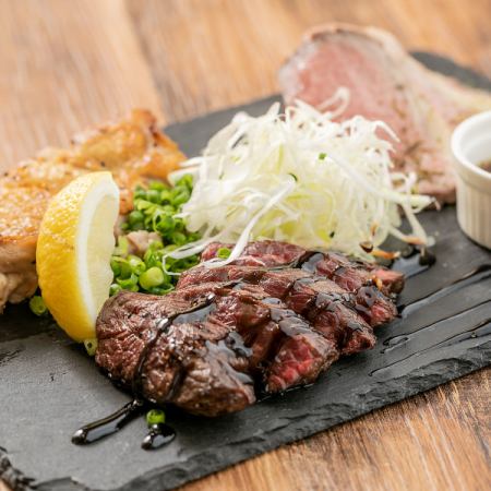 鮮魚3種盛りや3種肉のステーキまたはスタミナ焼き♪【厳選コース】10品 4,500円 2.5時間飲み放題