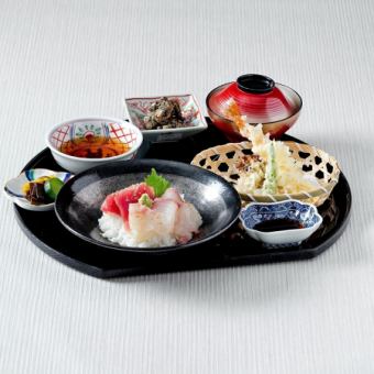 【ランチ】 天扶羅海鮮丼膳