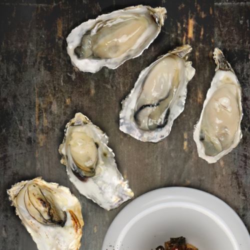 Raw oysters M/L Grilled oysters, steamed oysters