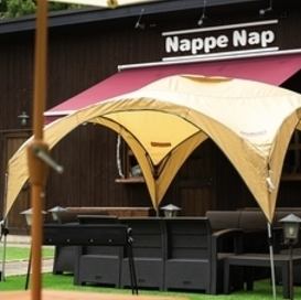 1テーブル最大10名☆基本の設備、備品がついて手ぶらでBBQが楽しめます