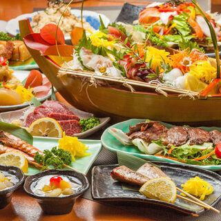 料理全10品「桂-katsura-コース」3h飲み放題付 6,000円⇒5,000円