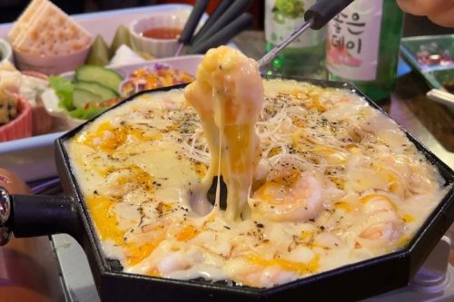 shrimp cheese fondue