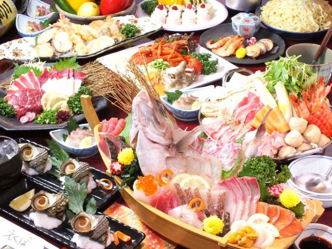 [Welcome and farewell party course] Choice of hot pot + 10 sashimi dishes + 120 minutes all-you-can-drink 6,000 yen (tax included) Draft beer Super Dry included!