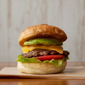 アボカドチーズバーガー