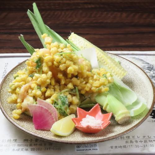 【时令特供】玉米虾天妇罗