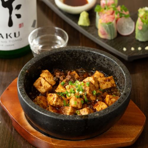 特製麻婆豆腐は石鍋でご提供♪