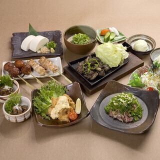 親鶏コース 【お料理のみ】4,500円(税込)