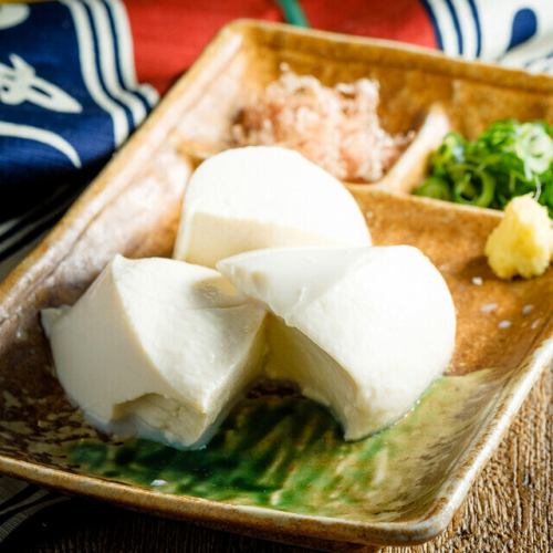 Chilled handmade tofu