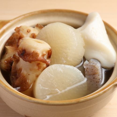 3種盛り合わせ(大根・卵・竹輪)